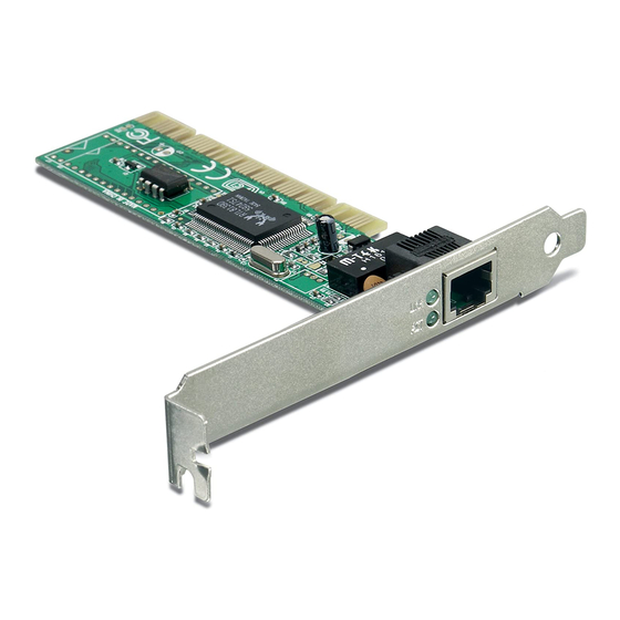 TRENDnet TE100 PCIWN Specifications