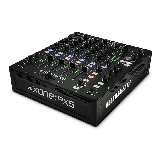 ALLEN & HEATH XONE PX5 Replacing