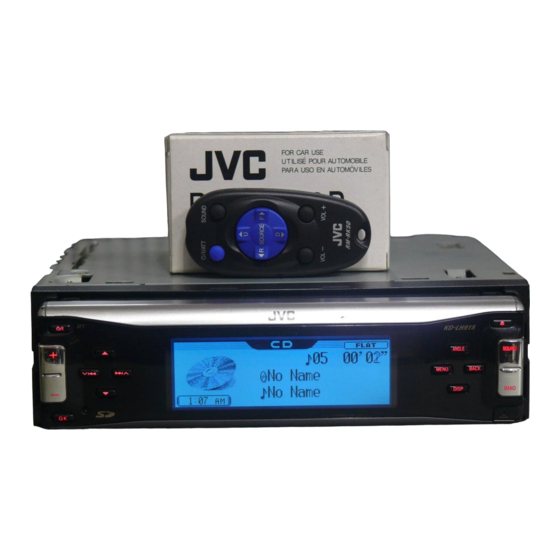 JVC KD-LH915 Installation & Connection Manual