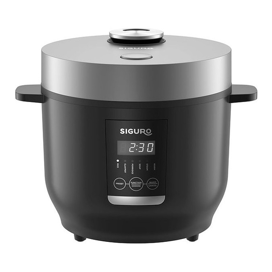 SIGURO SGR-RC-R700B Translation Of The Operating Instructions
