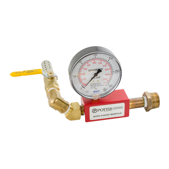 Potter AquaN2 Kit Installation, Operation & Service Manual