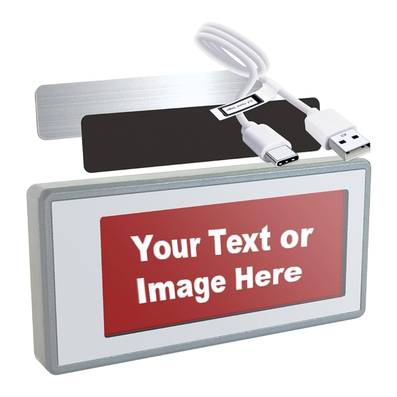 SANTEK EZ Door Sign User Manual