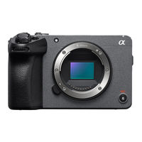 Sony FX30 Help Manual