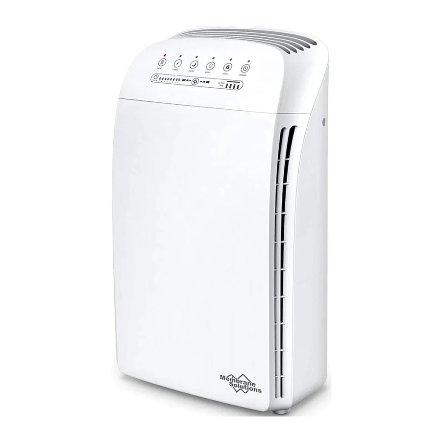 SimPure Membrane Solutions MSA3; HERAP008 M - Air Purifier Manual