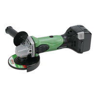 Hitachi Koki G 14DSL Handling Instructions Manual
