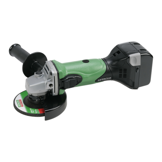 Hitachi Koki G 14DSL Handling Instructions Manual