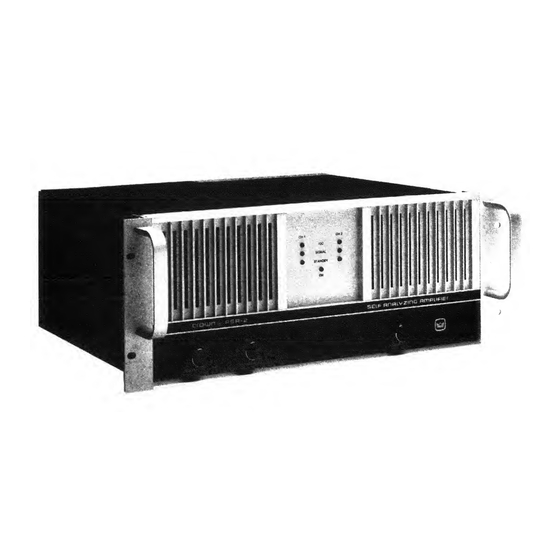 Crown PSA-2X Owner's Manual