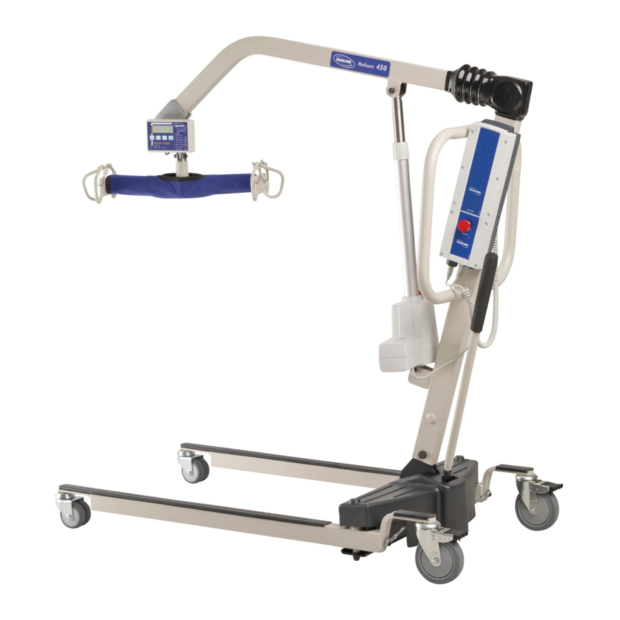 Invacare Reliant 450 / 600, RPL450-2, RPL600-2 Manual
