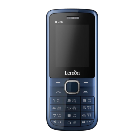 Lemon D226 User Manual