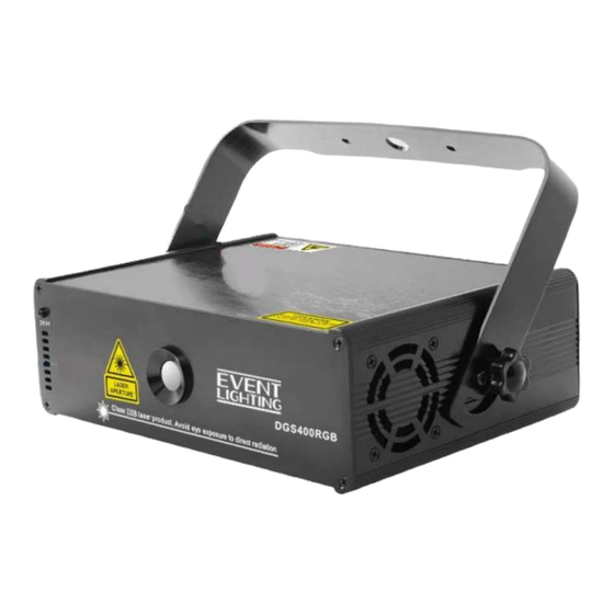 Event Lighting DGS400RGB User Manual