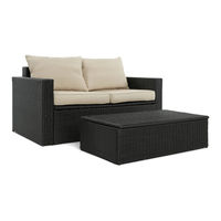 Serta Laguna Sofa & Table Set Assembly Instructions Manual
