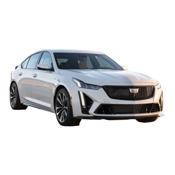 Cadillac CT5 2022 Convenience/Personalization Manual