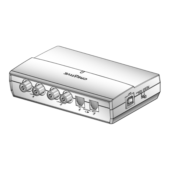 Creative Sound Blaster User Manual