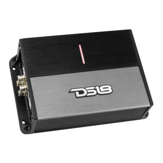DS18 ION600.1D Owner's Manual