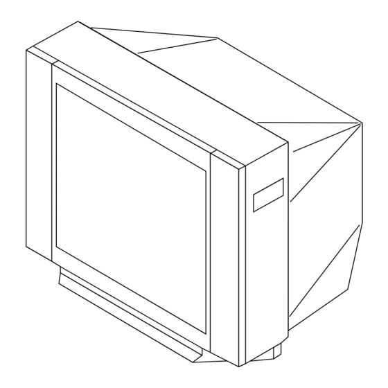 Sony Trinitron KV-XG29M21 Manuals