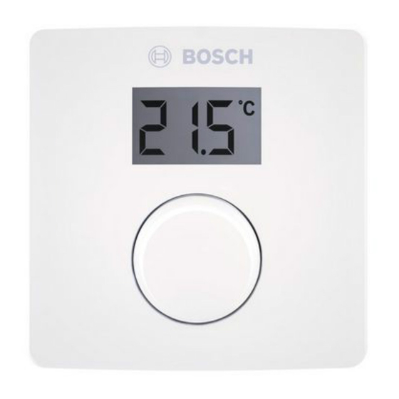 Bosch CR 10 Manuals
