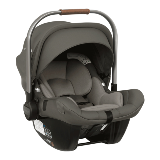 Nuna pipa lite 2024 car seat manual