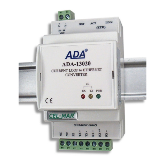 CEL-MAR ADA-13020 User Manual