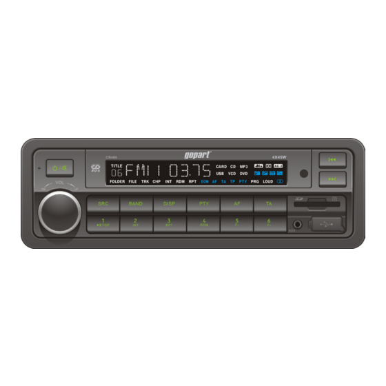 gopart CR110GP Operating Instructions Manual