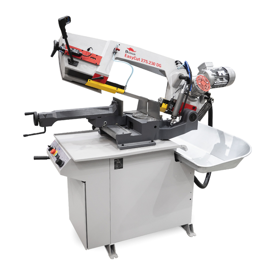 Bomar Easycut Series Operating Instructions Manual