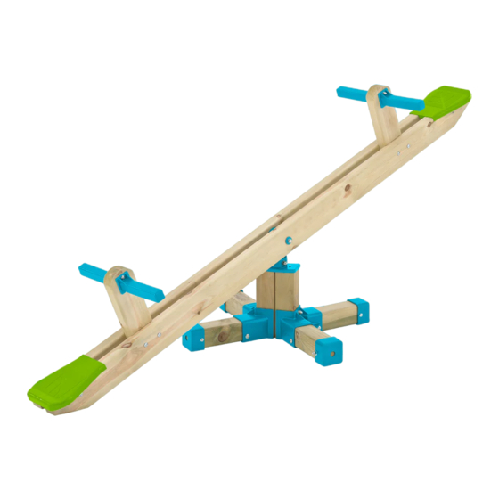 TP Forest Wooden Seesaw TP140 Instructions For Assembly, Maintenance And Safe Use
