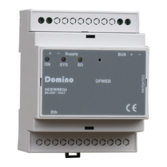 Duemmegi Domino DFWEB Quick Start Manual