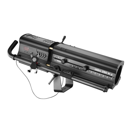 LDR Astro 250 Wi-fi RGBW DMX512+RDM LED Operating Instructions Manual