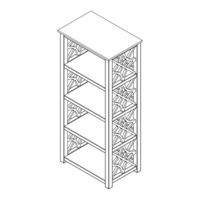 Linon 826302AWHT01U Manual