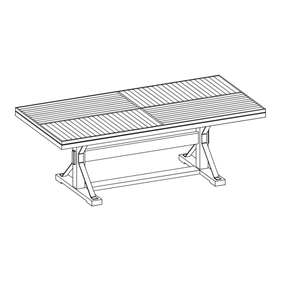 Furniture Values International aspenhome Trestle I644-6030 Assembly Instructions Manual