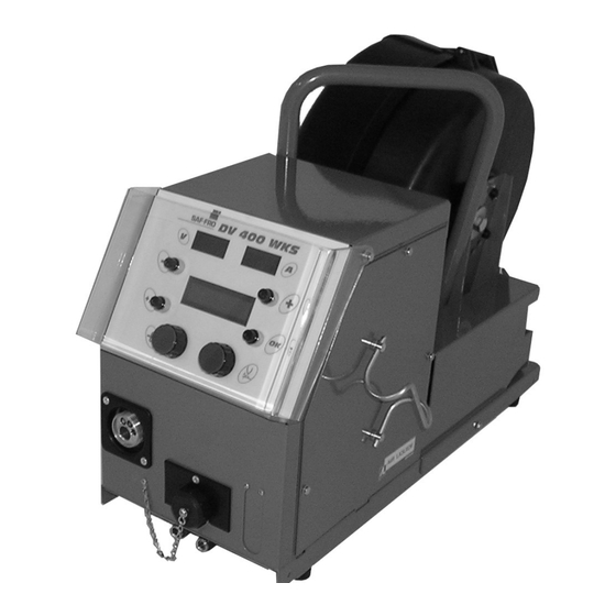 Air Liquide Saf-Fro DV 400 WKS Use And Maintenance Manual