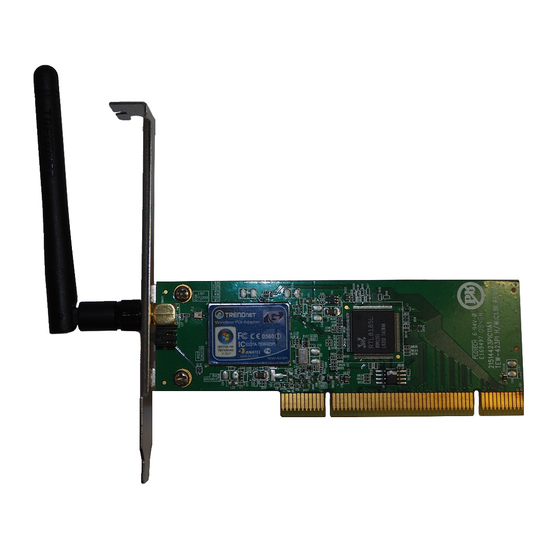TRENDnet TEW-423PI Quick Installation Manual