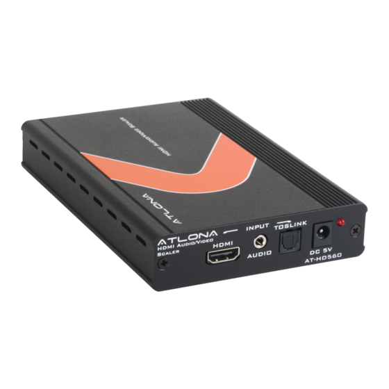 Atlona AT-HD560 User Manual