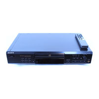Sony CDP-XE520 Operating Instructions Manual