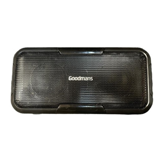 Goodmans 346815 User Manual