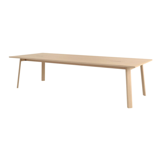 Hem Alle Conference Media Table Assembly Instruction Manual