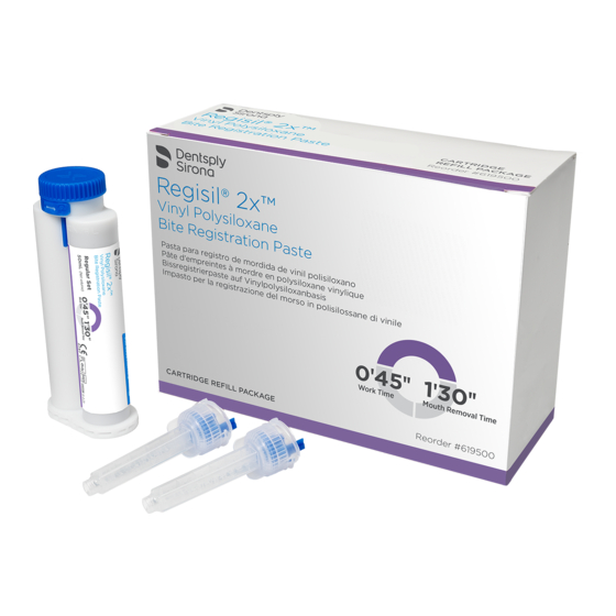 DENTSPLY Regisil 2X Quick Start Manual
