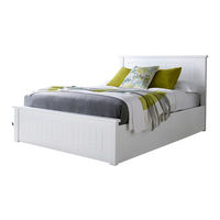 Time4Sleep NEW ENGLAND OTTOMAN STORAGE BED DOUBLE AND KING SIZE Quick Start Manual
