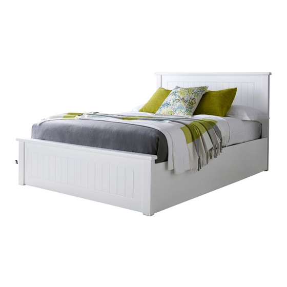 Time4Sleep NEW ENGLAND OTTOMAN STORAGE BED DOUBLE AND KING SIZE Quick Start Manual