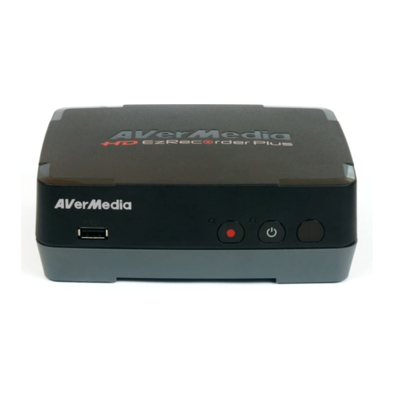 Avermedia C283S HD Video Recorder Manuals