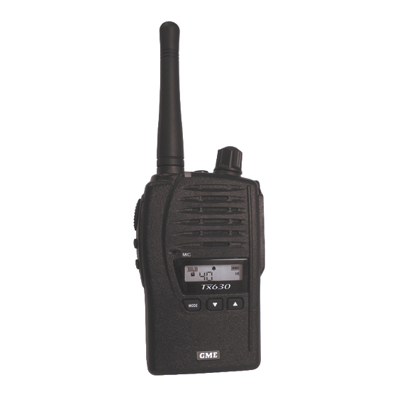 GME TX630 Instruction Manual