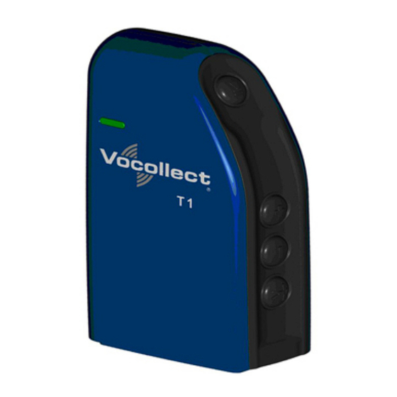 Vocollect Talkman T1 Manual