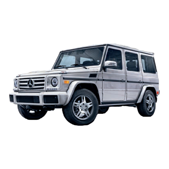 Mercedes-Benz G-Class Operator's Manual