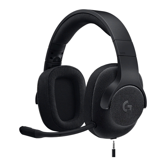 Logitech G G433 Setup Manual