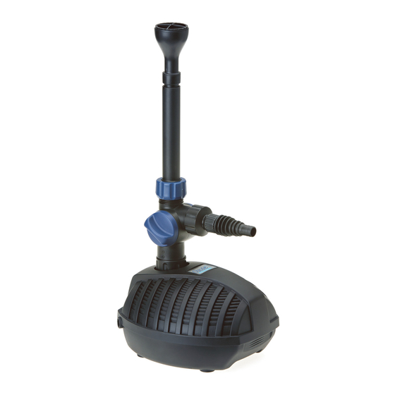 Oase Aquarius Fountain Set Series Operating Instructions Manual