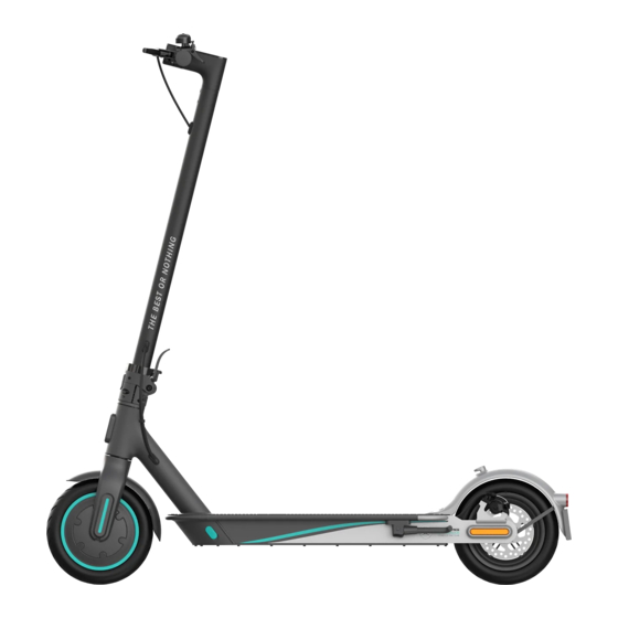 Mi Electric Scooter Pro 2 Mercedes-AMG Petronas F1 Team Edition Manuals