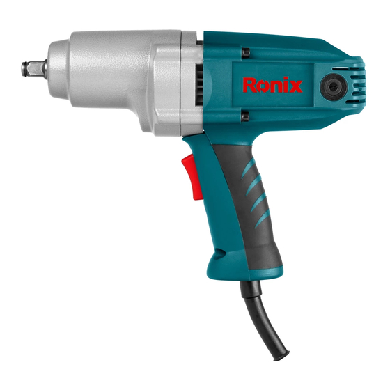 User Manuals: Ronix 2035 Electric Impact Wrench