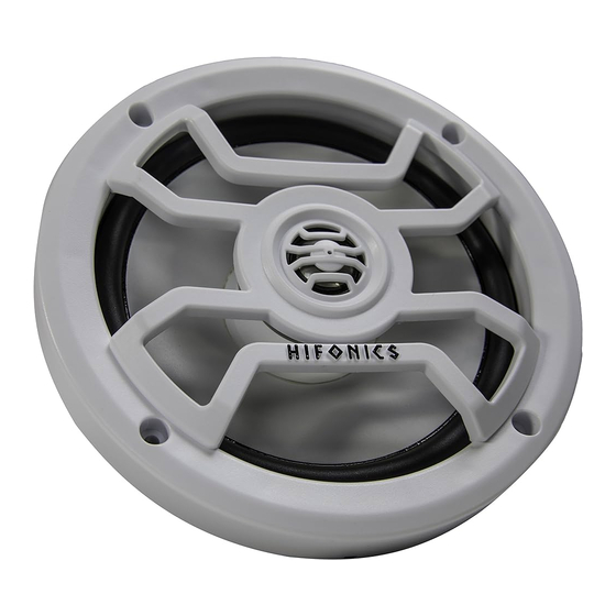 Hifonics TPS-CM65W Quick Start Installation Manual