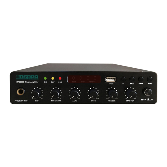 DSPPA MP9306D User Manual