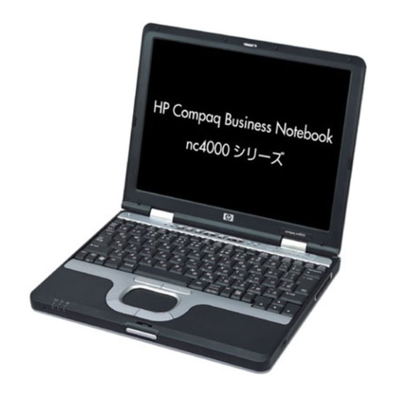 HP Compaq NC4000 Getting Started Manual