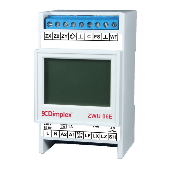 Dimplex ZWU 06E Manuals